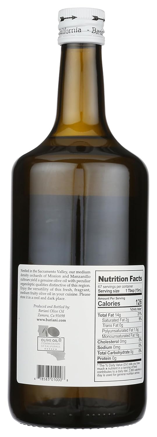 Bariani Fall Harvest Extra Virgin Olive Oil 33.8 Ounce