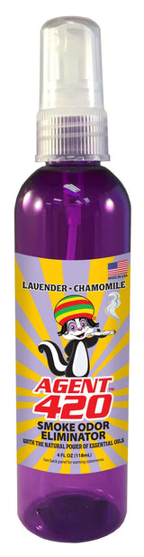 Smoke Eater Cigarette, Cigar, Cannabis & Tobacco Odor Eliminator Spray & Air Freshener for Car, Home, Clothes - Black Glacier, 4 oz Travel Size - Tea