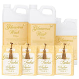 Tyler Candle Glamorous Wash Diva Half Gallon (64 OZ) Laundry Detergent/with Glamorous Sachet (64 oz (w/Sachets))