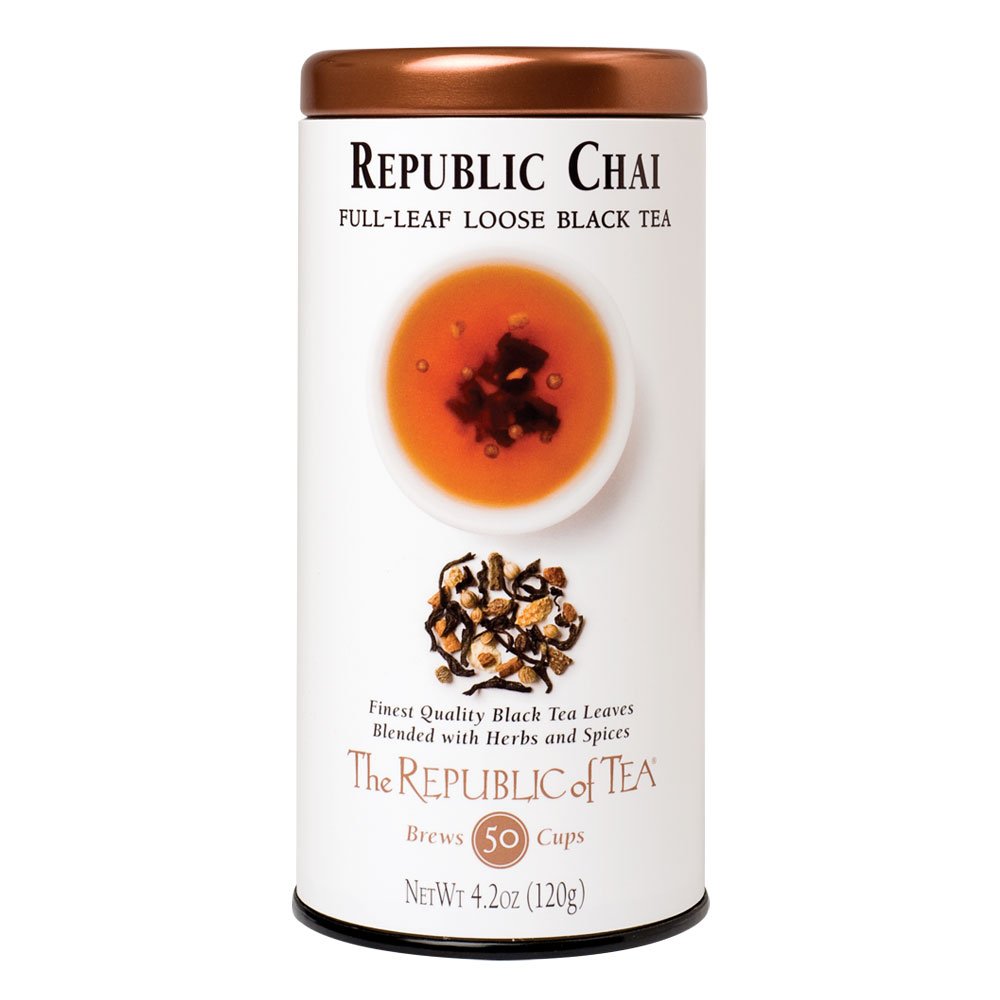 The Republic of Tea Black Full-Leaf Loose Tea (Republic Chai Black, 4.2 oz)