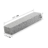 8 Pack Pumice Stone for Toilet Bowl Cleaning, Scouring Stick Remove Toilet Bowl Hard Water Rings, Calcium Buildup and Rust Suitable for Cleaning