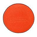 Jetz Scrubz Fashionable Scratch-Free Round Kitchen Scrubber Sponge (1-Pack, Orange)