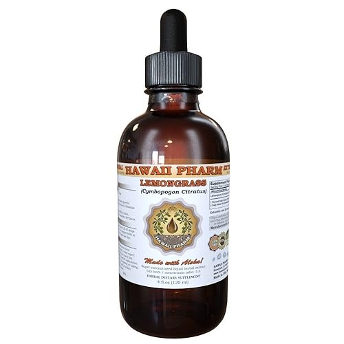 Hawaii Pharm Lemongrass (Cymbopogon Citratus) Liquid Extract 2 oz