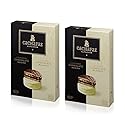 CACHAFAZ Alfajores Mixtos 12 (6 Covered in Dark Chocolate + 6 Covered w/ White Chocolate) - 2 Pack