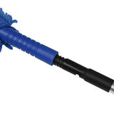 CleanAide Handheld Reusable Microfiber Flex Duster with Adjustable Telescopic Reach Pole - Bendable, Lightweight, Dust Cleaner for Blinds, Shutters