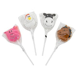 Horse, Cow, Pig and Chicken Farm Animal Suckers - 12 Pieces - Individually Wrapped