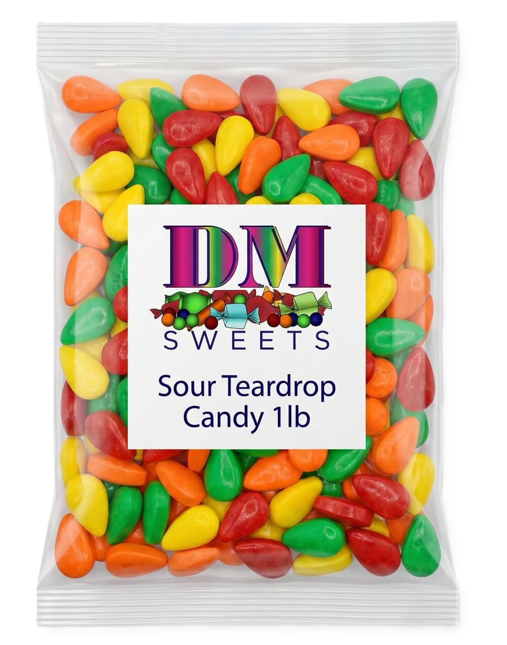 Extreme Sour Coated Candy - 1 lb of Fresh Delicious Sour Fruity Flavored Crunchy Candy. Perfect for Vending Machine Refills