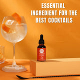 Bab Louie & Co. Orange Cocktail Bitters, Non Alcoholic Award winning Bitter (30ml/1Fl. Oz) 11 Servings, Zero-Sugar, Barrel Aged/Craft Bitters