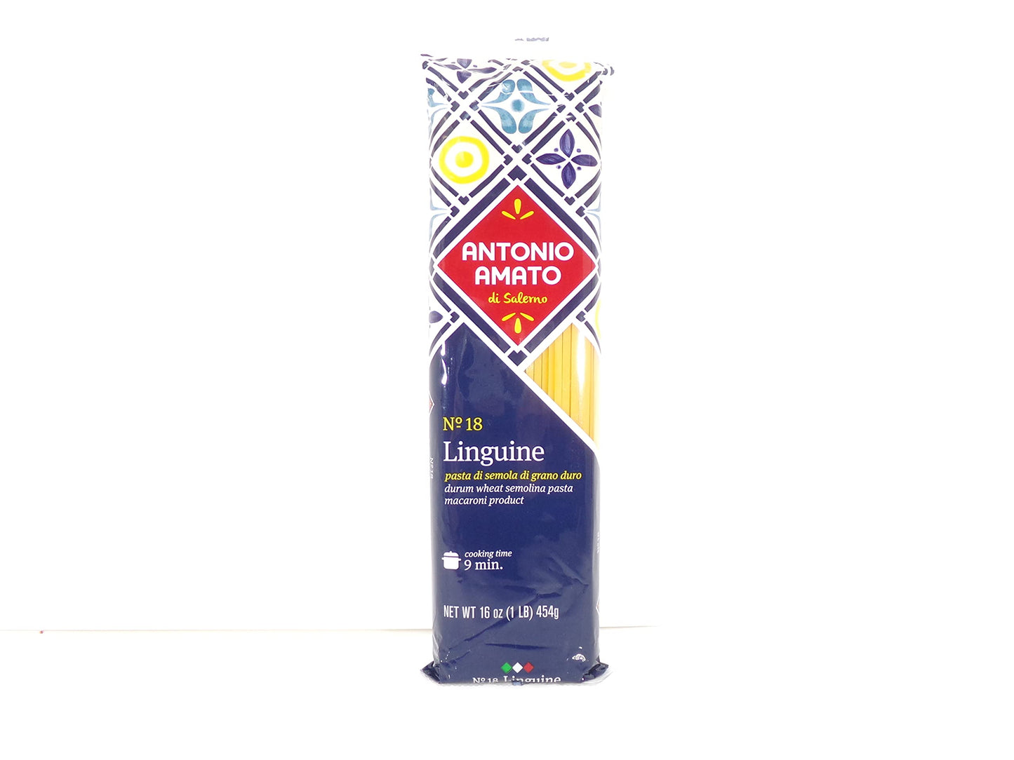 ANTONIO AMATO di Salerno - NO.18 Linguine - (Pack of 5, 5lb total weight) - pasta di semola di grano duro - durum wheat semolina pasta macaroni