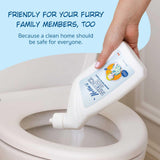 Nellie's Toilet Bowl Cleaner - Gentle Plant-Based Formula - Septic-Safe and Effective Cleaning Solution with Refreshing Lemongrass Scent - Made in