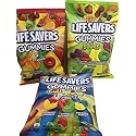 Lifesavers Gummies, Collisions, Sours and Original Flavors 7oz 3 Bags by Life Savers