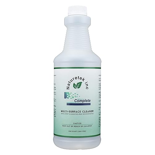 Naturetek Multi-Surface Cleaner, Complete Degreaser, and Deodorizer, All-Purpose Cleaning for Toilets, Bathtubs, Floors, and Walls, Fast Acting, No