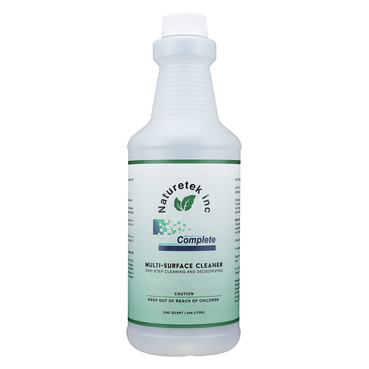 Naturetek Multi-Surface Cleaner, Complete Degreaser, and Deodorizer, All-Purpose Cleaning for Toilets, Bathtubs, Floors, and Walls, Fast Acting, No