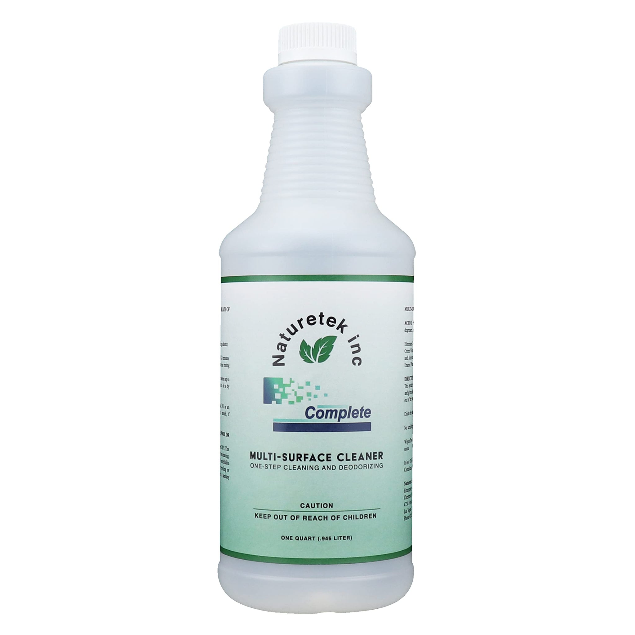 Naturetek Multi-Surface Cleaner, Complete Degreaser, and Deodorizer, All-Purpose Cleaning for Toilets, Bathtubs, Floors, and Walls, Fast Acting, No