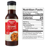 Oriental Wok Gourmet Sesame Stir-Fry Sauce, Blend of Sweetness and Umami Family Sauce, Ideal for Chicken, Shrimp, Steak or Tofu, 14 oz (2 Pack)