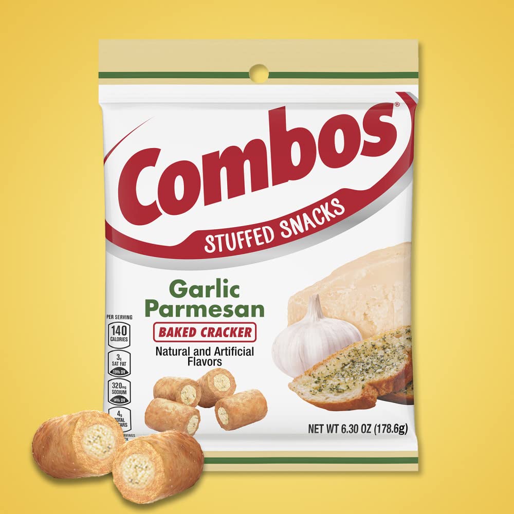 COMBOS PARMESAN GARLIC PEG PACK 6.3 OUNCE