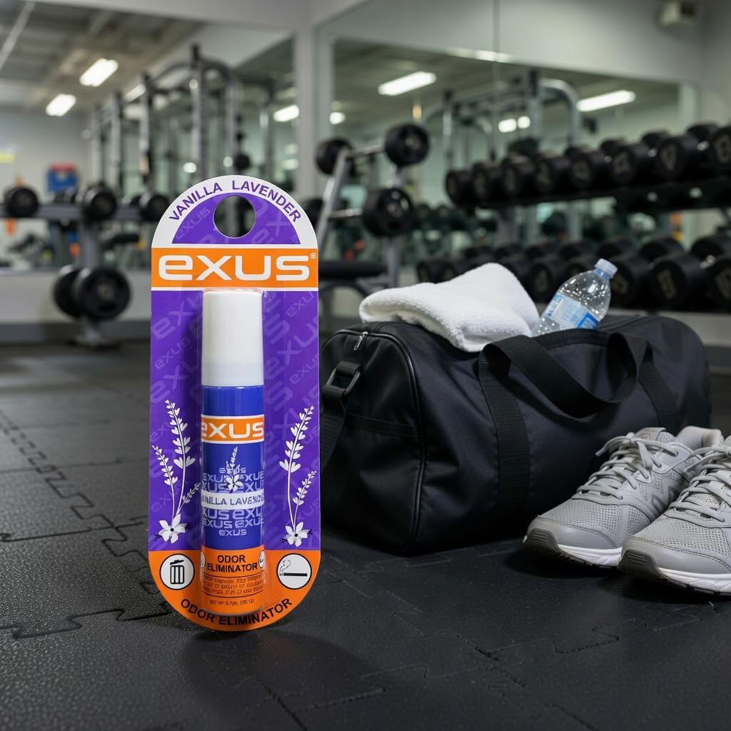 Exus Odor Eliminator & Air Freshener Spray For Strong Odors, Use for house, car, bathrooms, Kitchen, office. Strong Air freshener - 0.7 Oz. (Fresh