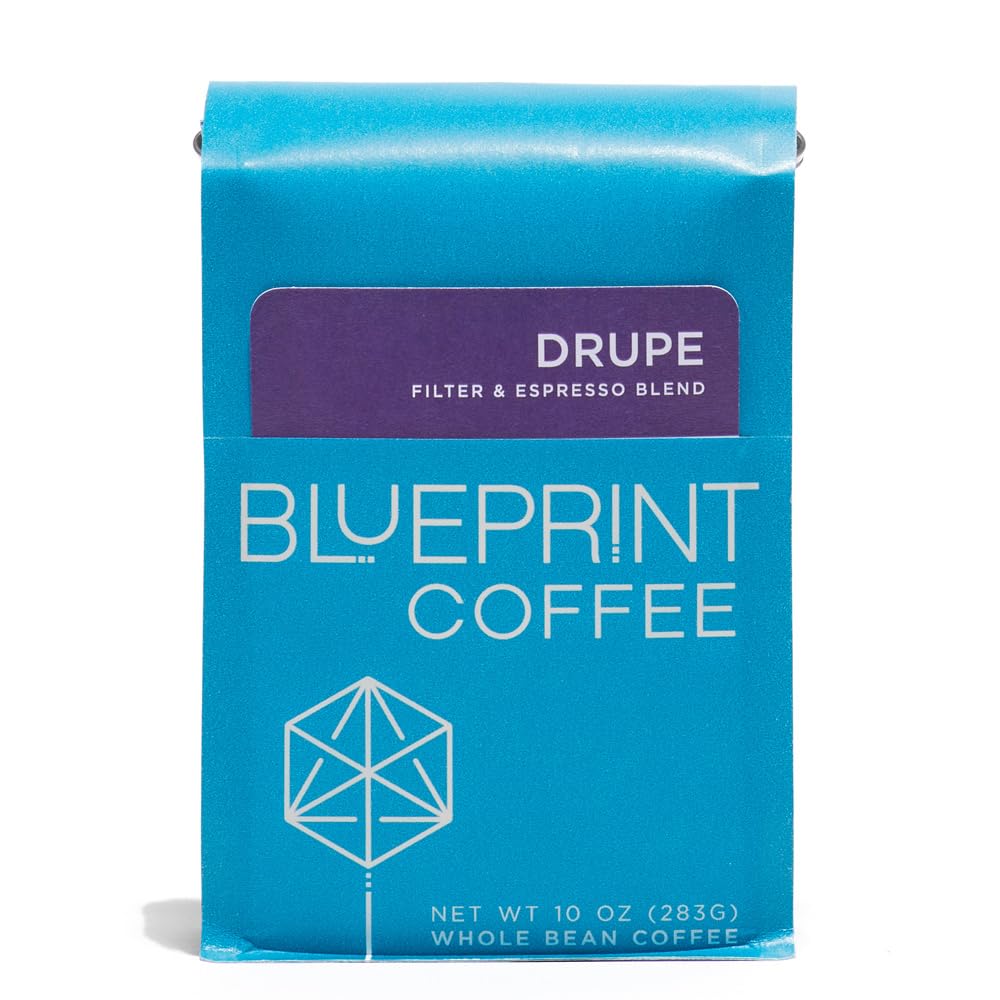 Blueprint Coffee Drupe Whole Bean Coffee, 10 oz