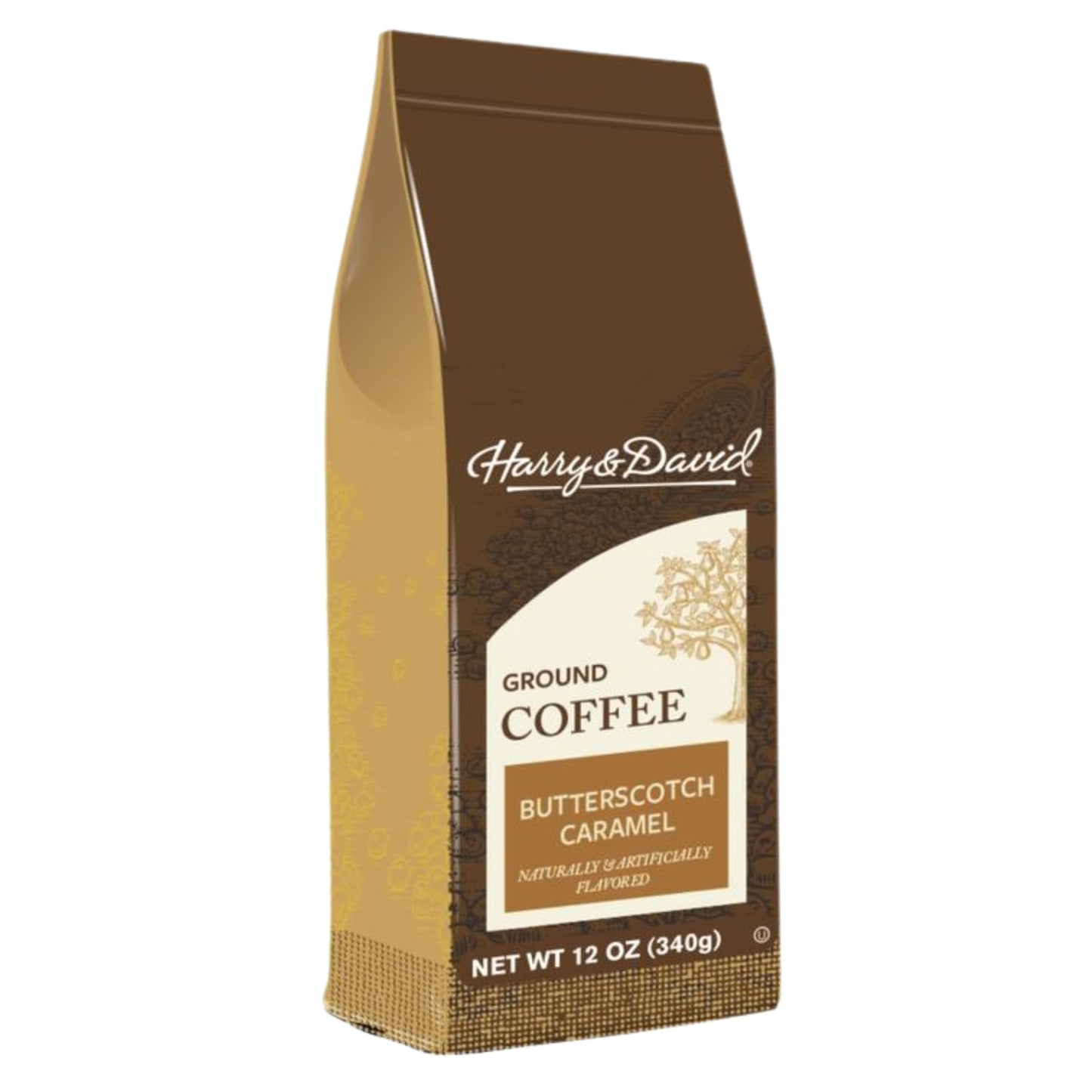 Harry & David Butterscotch Caramel Flavored Ground 100% Arabica Coffee - 12 Ounce