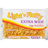 Light 'n Fluffy Extra Wide Egg Noodles, 12 oz (340 g) (Pack of 2)