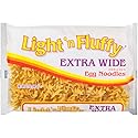 Light 'n Fluffy Extra Wide Egg Noodles, 12 oz (340 g) (Pack of 2)