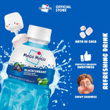 Mogu Mogu Blackcurrant Juice Drink with Nata de Coco - Bold Fruit Flavor with Chewy Coconut Jelly, 10.8oz Bottles (Pack of 6) - Fun-to-Drink, Juicy