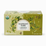 Elephant Park USDA Organic Cardamom Black Tea, 25 Individually Wrapped Tea Bags, Spiced Chai Style Blend With Natural Cardamom Flavor, Hot Or Iced
