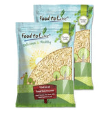 Food to Live - Blanched Slivered Almonds, 18 Pounds Chopped Raw Blanched Almonds, Unsalted, Vegan, Keto, Kosher, Bulk. High in Protein, Vitamin E