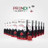 Prendi iL Caffe- Aluminium Capsules Prendi Espresso Forte Dark Roast - 100 Count