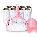 Lint Roller, 9 Refills 540 Sheets,Super Sticky Pet Hair Remover Kit, YQMAJIM Adhesive Lint Brush for Clothes,Carpet,Car Seats,Dust,Dogs,Cats