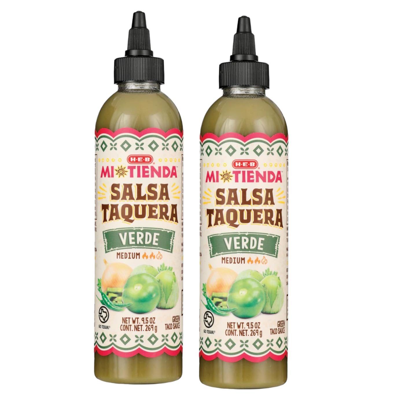 H?E?B Mi Tienda Salsa Taquera (Pack of 2) (Verde)