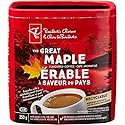 President's Choice The Great Canadian Maple Flavored Coffee, 250g/8.75 oz. Box (Medium Light Roast, Ground, Maple, 100% Arabica, Imported from Canada)