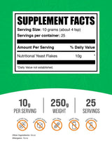 BulkSupplements.com Nutritional Yeast Flakes - with Essential B Vitamins, Nutritional Yeast Non-Fortified, Superfood Supplement - Vegan & Gluten Free