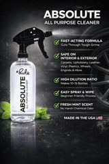 Absolute All Purpose Cleaner - Cleans leather, fabric, tires, wheels, engine bay, vinyl, shoes, + more - 16 oz.