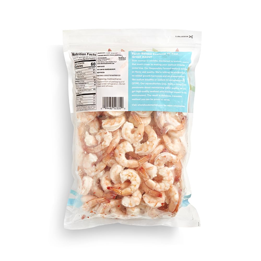 365 by Whole Foods Market Shrimp 41-55 Value Pack, 32 OZ
