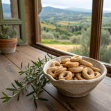 Sanniti Italian Taralli Pugliese Caserecci Tradizionale, 8.8 oz (Pack 5)