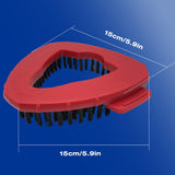 Replace Head Base Scrub Mop Brush Head Replacement Spin Mop Accessories Set for O Cedar EasyWring 1 Tank System, 1 Shower Floor Scrubber+1 Head