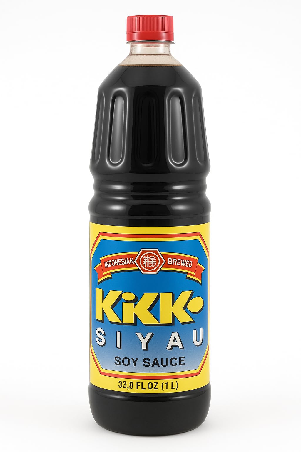 Kikk Siyau Soy Sauce, - 33.8 fl oz (1 Liter) Bottle - Authentic Fermented Soy Sauce for Cooking, Marinades, Stir-Fries, Dipping & More - Premium Bold
