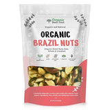 Organic Basic Food Organic Brazil Nuts, Raw, Whole | Non-GMO | Vegan | Gluten-Free - 8.5 oz