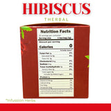 Jamaica Té (Hibiscus Tea) - 25 Tea Bags - Vegan, 100% Natural - Premium Therbal Brand