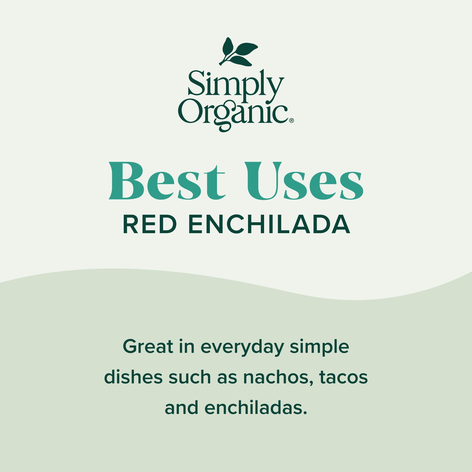Simply Organic Red Enchilada Simmer Sauce, Certified Organic | 8 oz | Pack of 2
