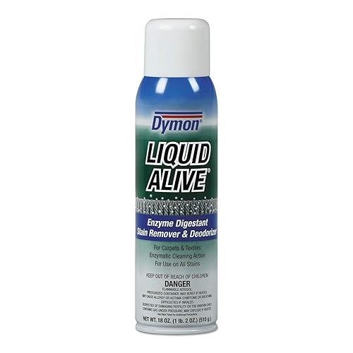 LIQUID ALIVE Carpet Cleaner/Deodorizer, 20oz, Aerosol, Case of 12 Cans