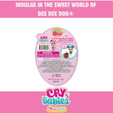 Cry Babies Magic Tears Candy Snack - Spoonable Vanilla Creme Dipping Treat with Surprise Collectible Toy Character for Kids, 3 Pack