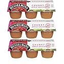 Musselman's Chunky Apple Sauce (Pack of 3) 6 - 4 oz Cups per Pack (18 Cups Total)
