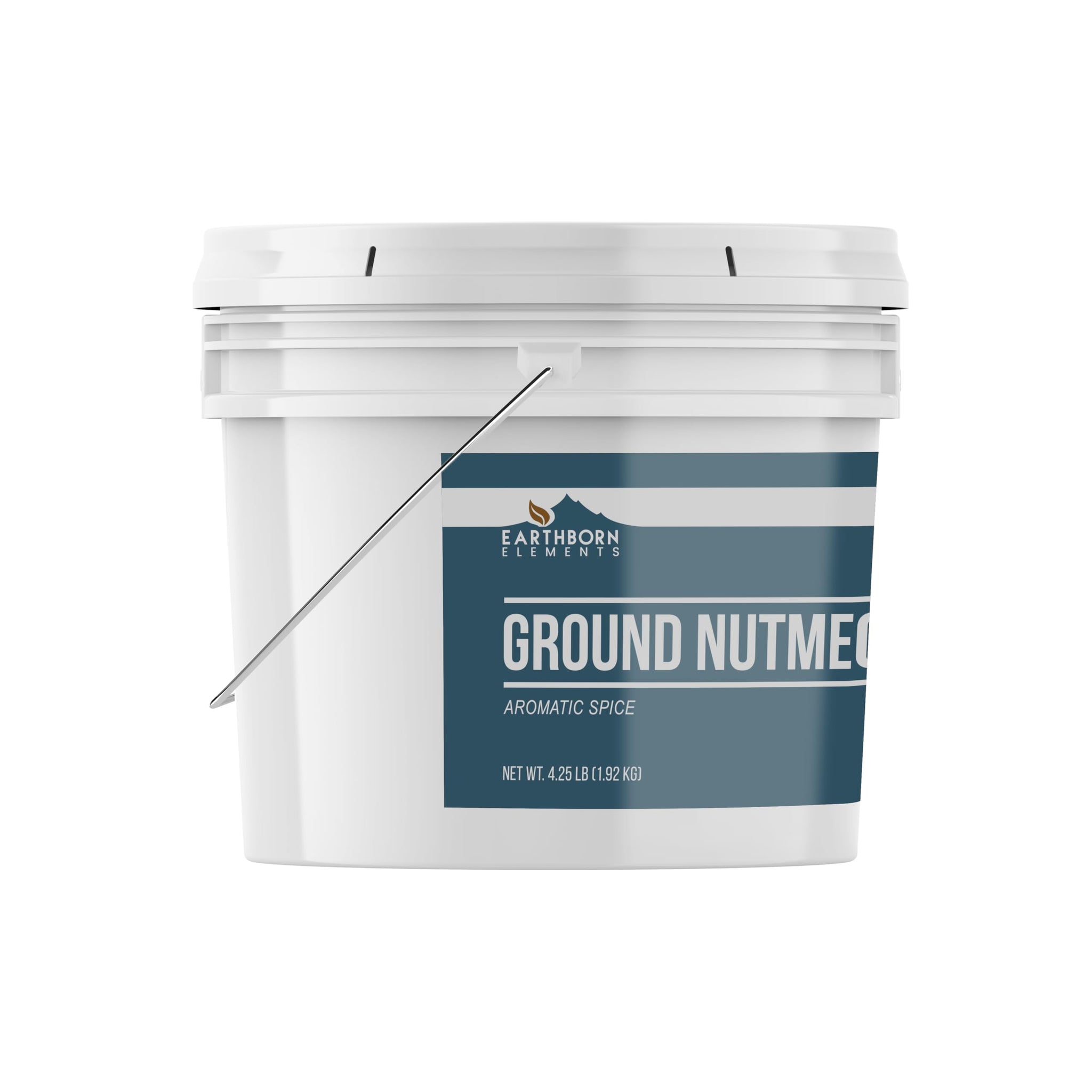 Earthborn Elements Ground Nutmeg 1 Gallon Bucket, Aromatic Spice, Bulk Size (68 Ounce)