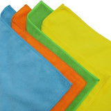 Belflower Family Products LLC Microfiber Cleaning Cloths, 12 Multi-Color Pack, Reusable, Lint-Free, for Kitchen, Car, Glass and Electronics