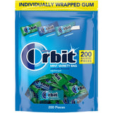 ORBIT Peppermint, Spearmint, & Wintermint Assorted Sugar Free Chewing Gum Bulk Pack, 13.4 oz 200-Piece Bag