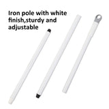 BOOMJOY Floor Scrub Brush with Long Handle, 2 in 1 Scrape and Brush, Stiff Bristles for Cleaning Bathroom, Patio, Garage, Kitchen, Deck, Tile
