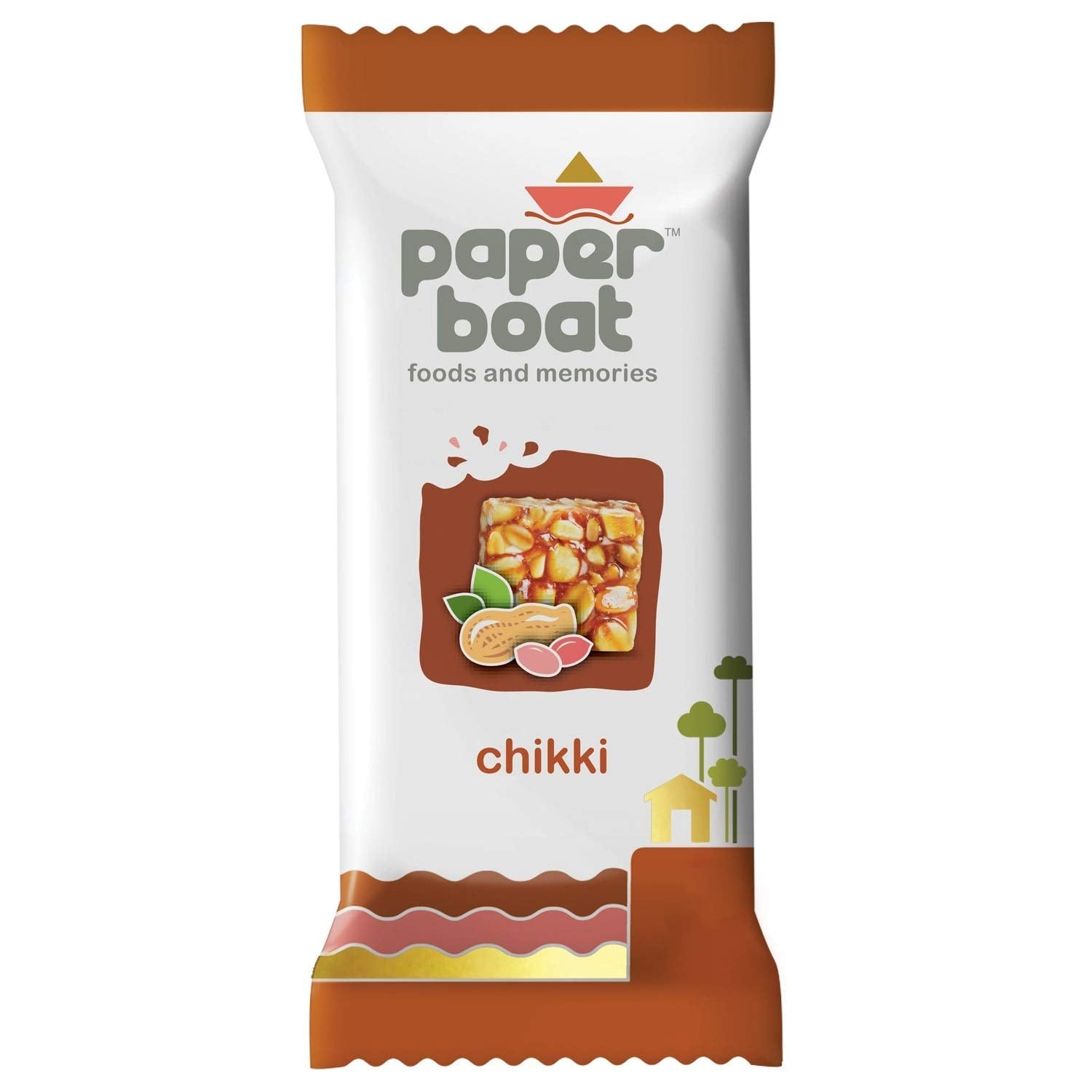 Paper Boat Chikki Jar, Peanut Bar, No Added Preservatives and Colours (50 Pieces, 16g Each)