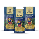 Café Britt® - Costa Rican Decaffeinated Coffee (10.5 oz.) (3-Pack) - Ground, Arabica Coffee, Kosher, Gluten Free, 100% Gourmet & Dark Roast